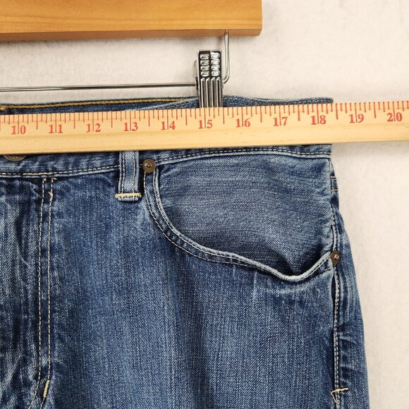 Polo Ralph Lauren Jeans Mens 35x30 Blue Classic Fit 5 Pocket Straight Leg Denim - Picture 3 of 11